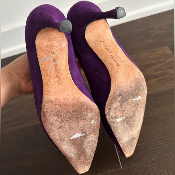 Manolo Blahnik BB Suede Pointed-Toe (EU 39) - Picture 7 of 11